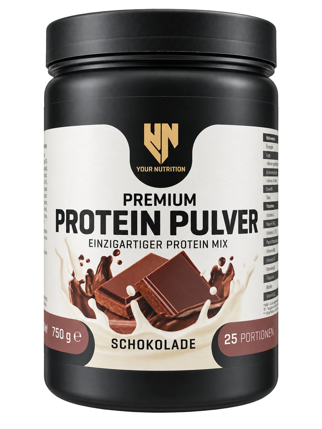 Premium Protein Chocolate shown in full